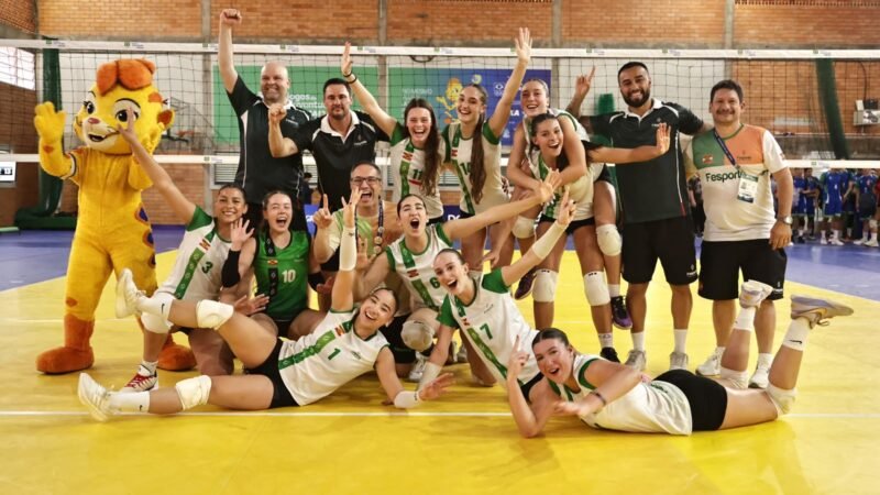 SC faz dobradinha e fica com o ouro no feminino e masculino do vôlei nos Jogos da Juventude