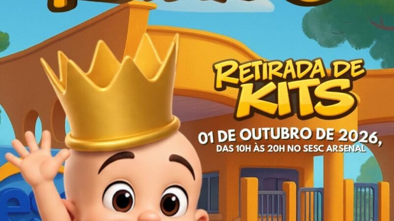 Corrida do Reizinho realiza entrega de camisetas e pulseiras nesta quarta em Cuiabá; veja como retirar