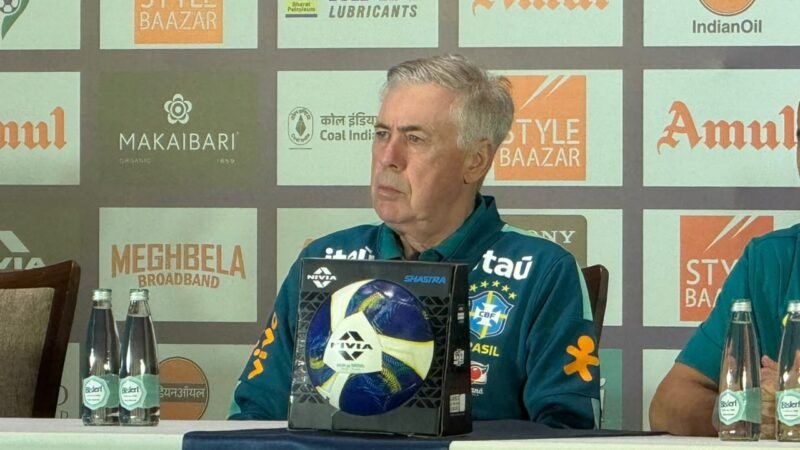 Ancelotti define jogo contra a Índia como oportunidade e tira peso de jogadores: “Não é um teste”