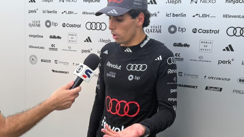 Bortoleto explica quebra no treino e avalia: “Nada para se preocupar muito”