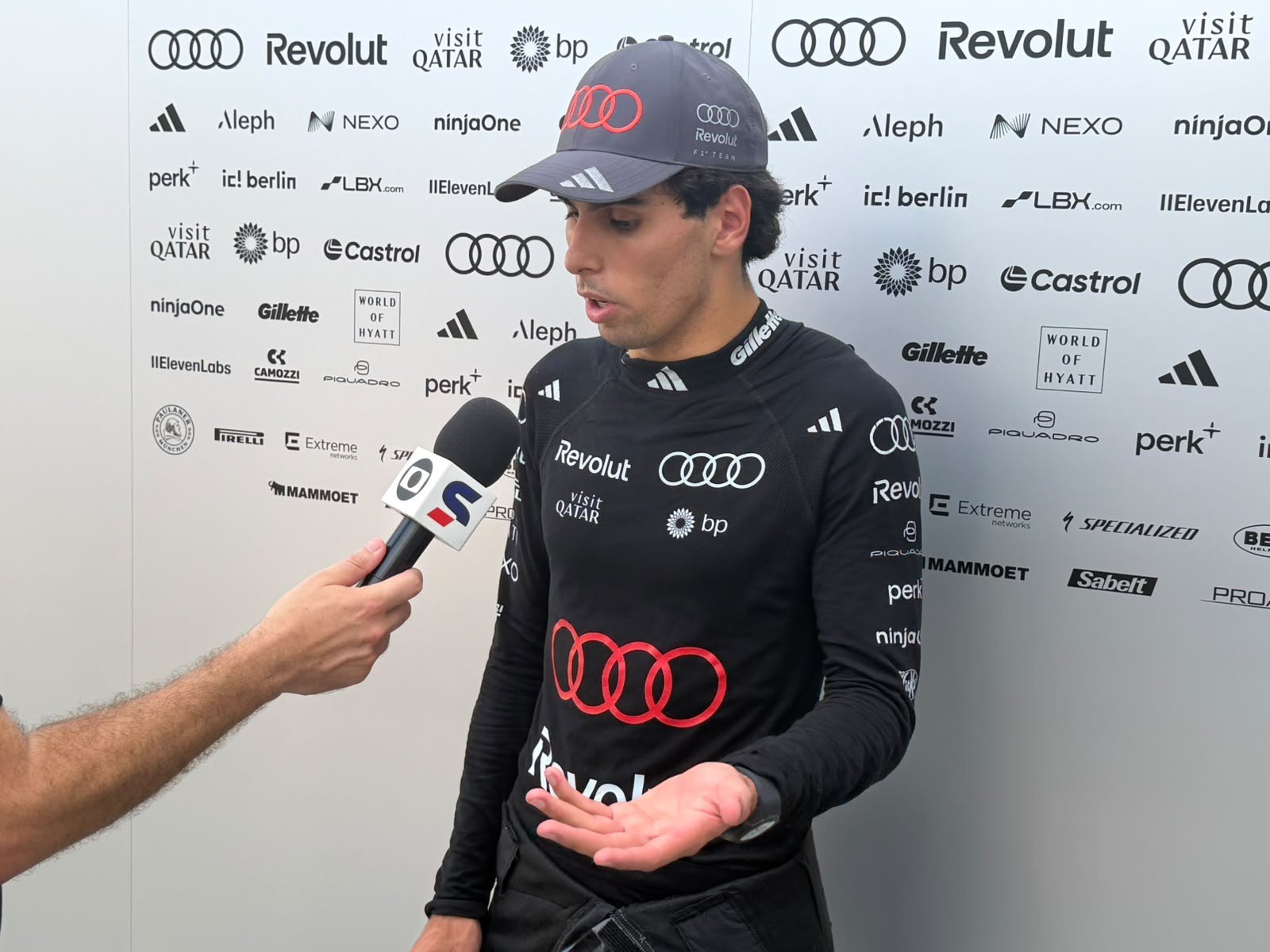 Bortoleto explica quebra no treino e avalia: “Nada para se preocupar muito”