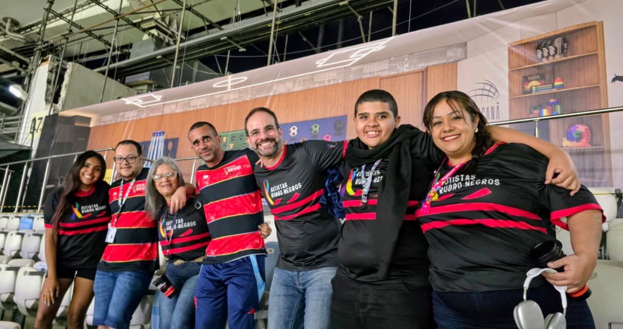 Torcida do Flamengo para autistas completa quatro anos, e fundador celebra mais inclusão nos estádios