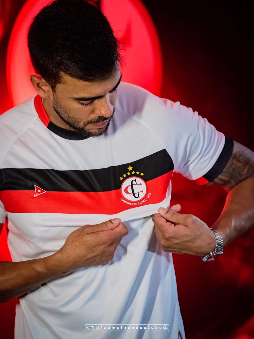 Campinense apresenta novo uniforme 2 para a Copa Paraíba e a temporada 2027