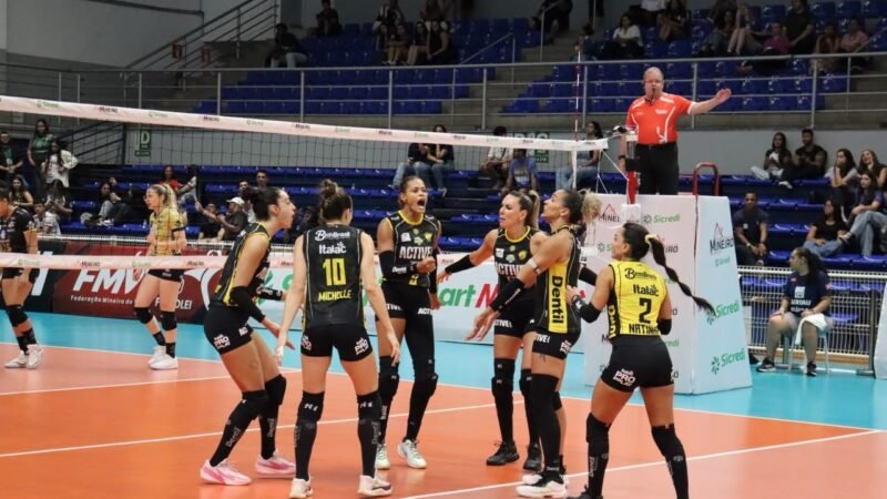Praia Clube bate Mackenzie no tie-break e vai decidir Mineiro de vôlei feminino contra o Minas