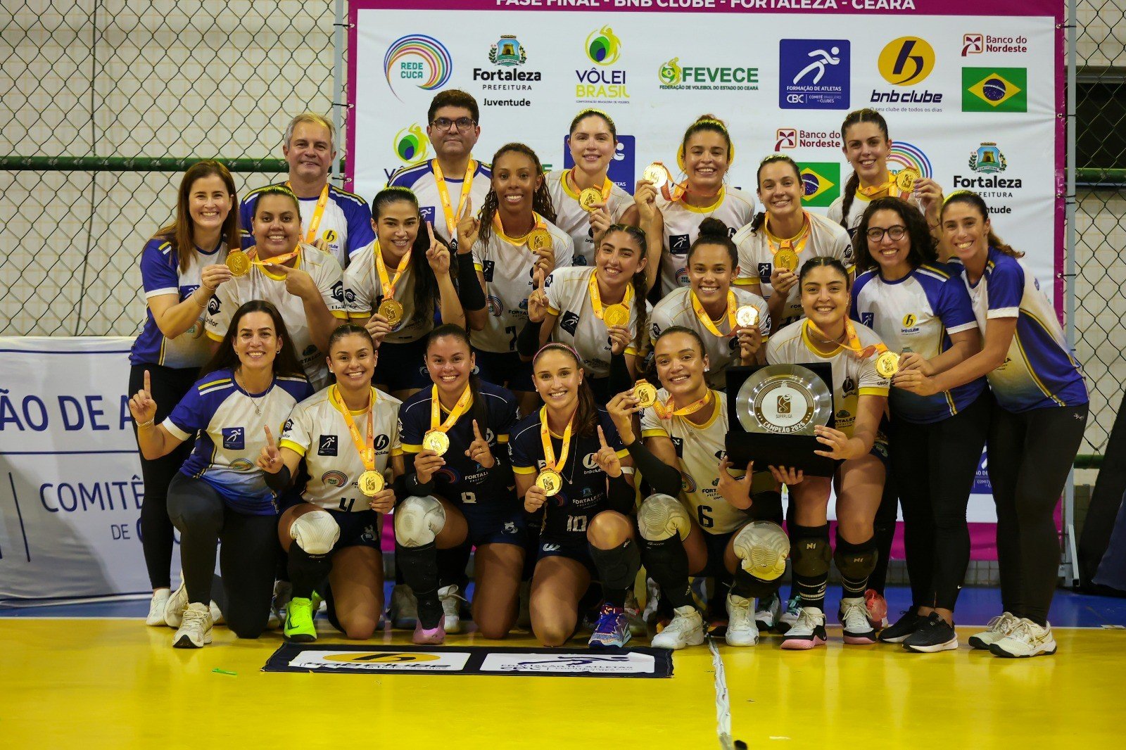 BNB Rede Cuca Vôlei vence Instituto Capixaba e conquista título da Superliga C feminina