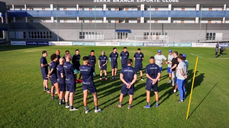 Serra Branca inicia 4ª semana de pré-temporada de olho em amistoso contra o Treze Sub-20