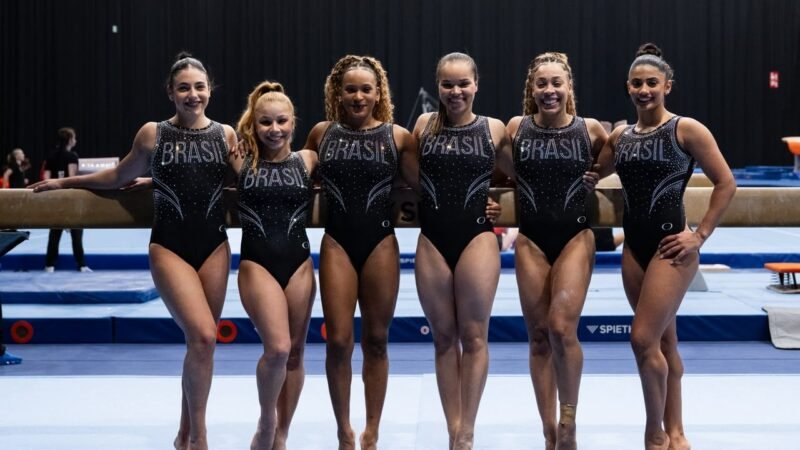 Com Rebeca Andrade, CBG define escalação para classificatórias femininas do Mundial