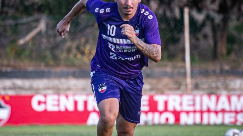 Felipe Pará faz autocobrança no River-PI e projeta final: “Vai que eu faço dois gols para coroar”