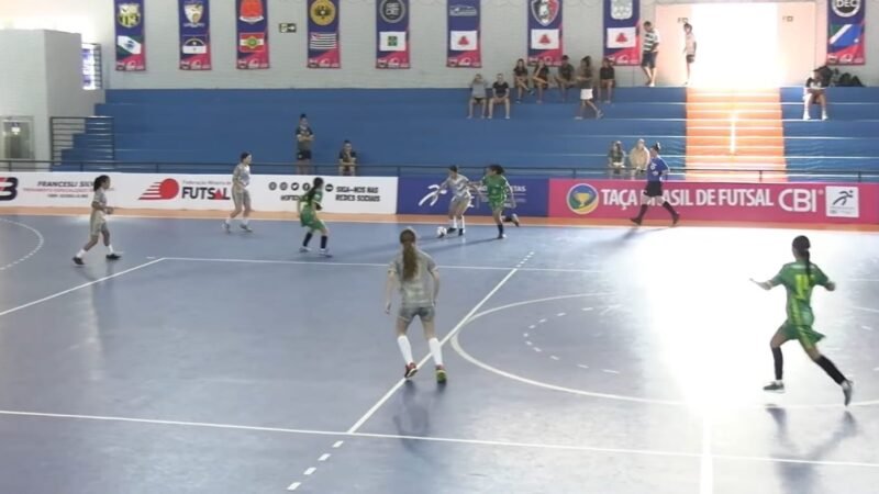 Epitaciolândia sofre gol no 1º tempo e estreia com derrota na Taça Brasil de Futsal Feminino Sub-15