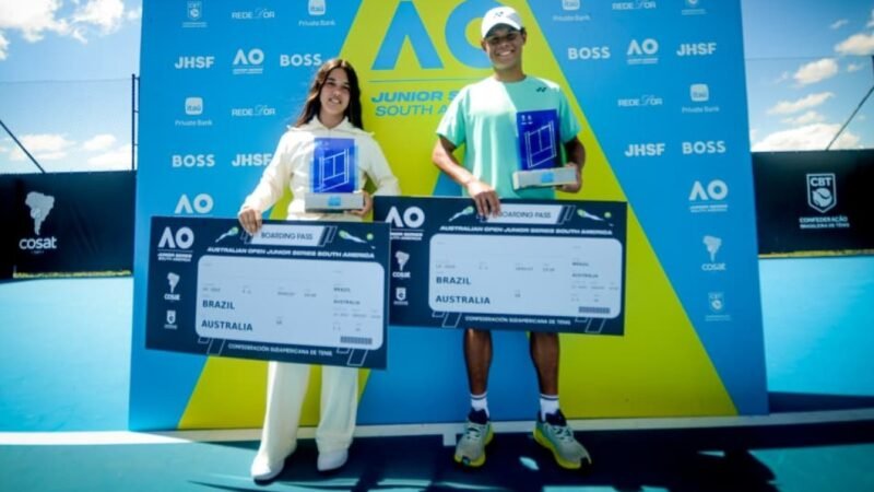 Livas Damázio é campeão do Australian Open Junior Series e garante vaga no Grand Slam