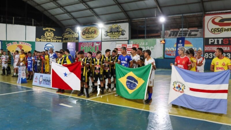 1ª Copa Municipal de Futsal em Óbidos agita a região com 10 equipes e premiação de R$ 25 mil