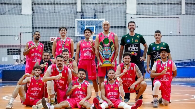 Brusque conquista o hexacampeonato catarinense de basquete