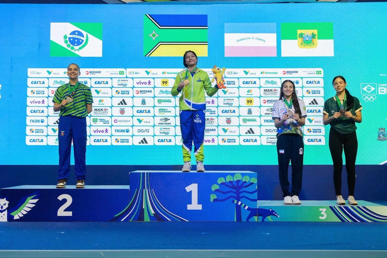 Amapá chega a três medalhas nos Jogos da Juventude com ouro e bronze no wrestling