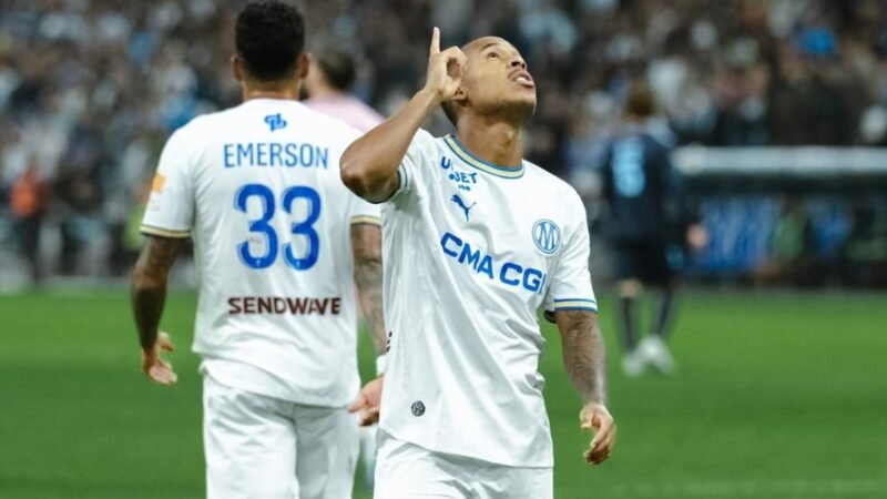 Igor Paixão marca segundo gol na Ligue 1 e Marseille sobe para oitavo