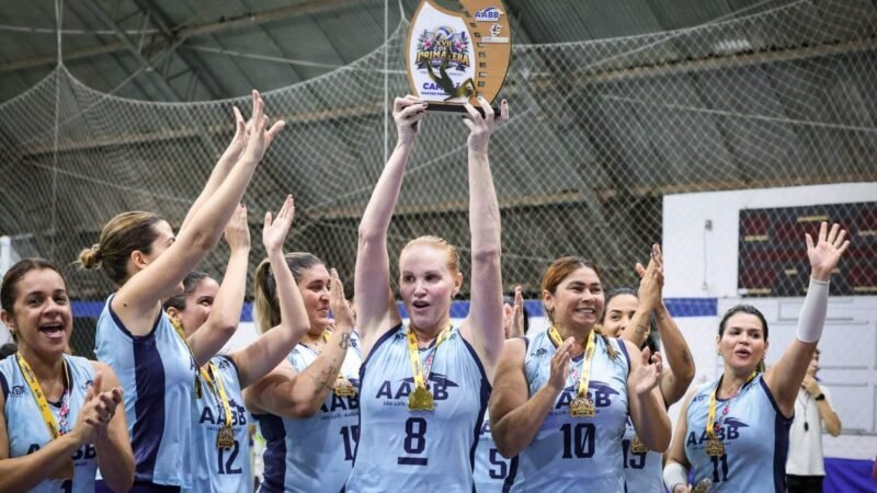 AABB conquista título do 35+ feminino na Copa Primavera de Voleibol