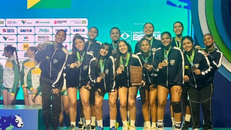 Escola do interior do Acre conquista bronze no handebol feminino nos Jogos da Juventude