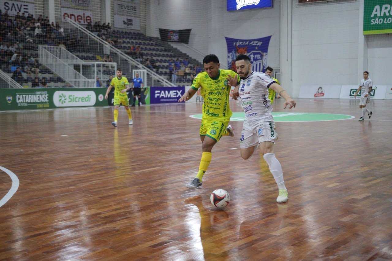 São Lourenço empata com a Chapecoense e avança à semifinal da Série Ouro de Futsal